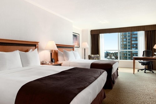 Hilton Vancouver Metrotown kamer